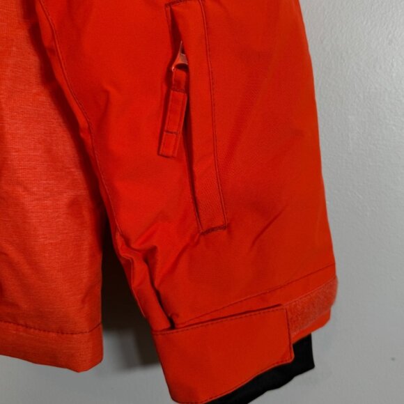 New Quiksilver Men's Mission Orange Printed Block Jacket Dry Flight Highline M - Picture 5 of 9